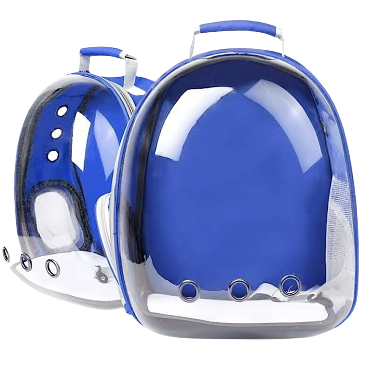 Backpack Carrier for Cats and Puppies - Blue - Pet City Shop