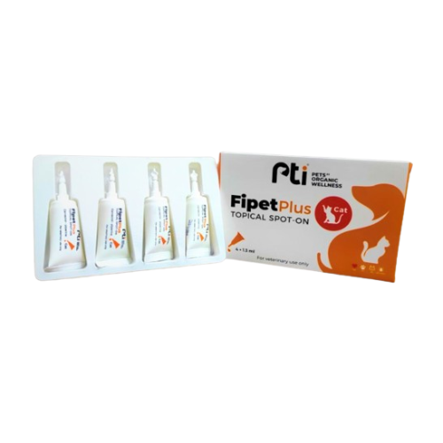 PTI Fipet Plus Topical Spot On for Cats - Flea and Tick Protection | Pet City Shop