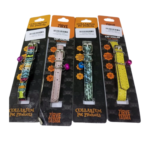 Cat Dog Collar with Bell (S) - Adjustable