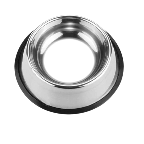 Steel Bowl for Dogs and Cats with Non-Slip Base | Pet City Shop